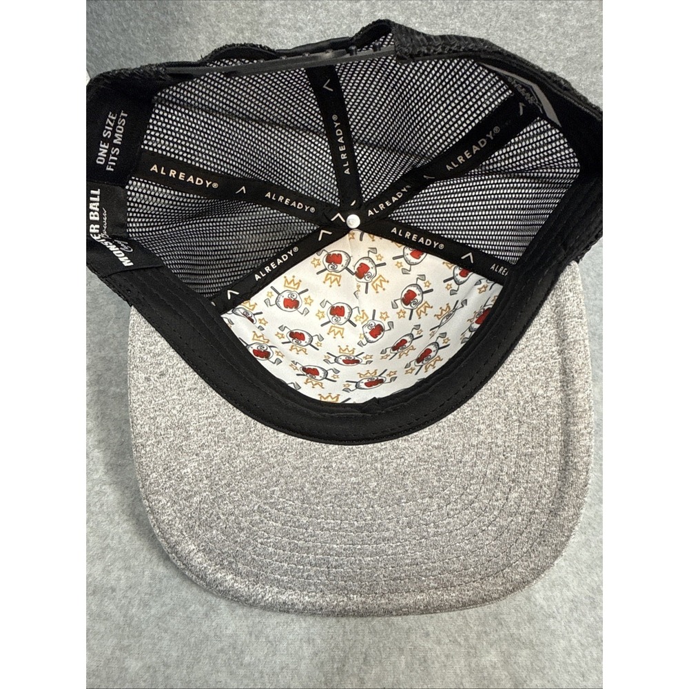 Monster Ball Crazy Bounce Golf‎ Trucker Cap Snapback Gray Black Craig Bowers NWT - Picture 9 of 9